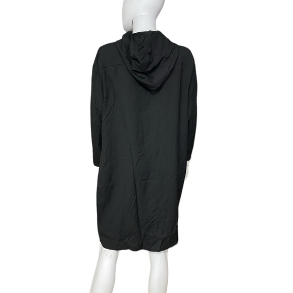 AMT Black Button Snap Front Long Sleeve Dress - Picture 4 of 6